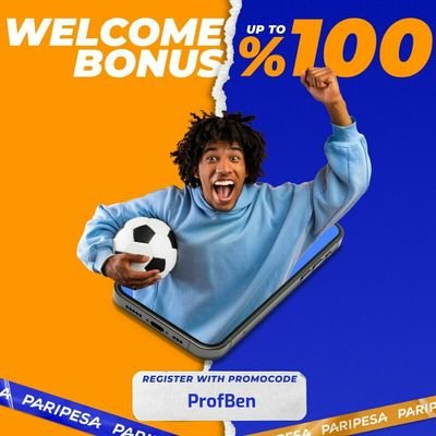 Punter | Sports Betting Tipster |
Brand Ambassador| PARIPESA Patner | Click  here to Register 👉🏿👉🏿

https://t.co/fmpiY4HDnP
Promo Code: ProfBen