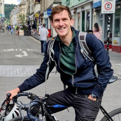 Bicycle Mayor of Bath, United Kingdom.
---
Pete Dyson, 2023 - present 
Saskia Heijltjes, 2021-2023
---
Available for media comment:  bicyclemayorbath@gmail.com