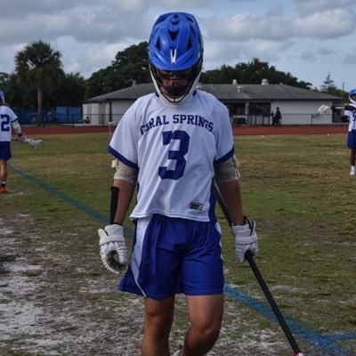 2024 | FL | Coral Springs HS (3) | FLC Swamp Dawgs (51) | Defenseman/LSM | 5.00/5.16 GPA | 1240 SAT | 5'8 170 lbs.