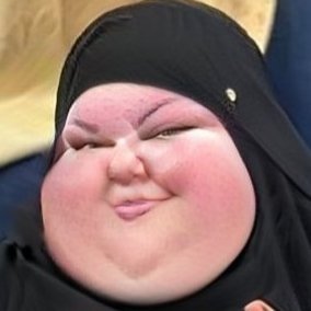 The series behind the 300 filters and the scuba hijab, what this animal abuser ,catfish, scammer ,ugly ,piggy  600 lbs really looks like.