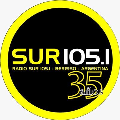 Radio sur 105.1 inicio el 27 de julio de 1988-Montevideo y 2-1er piso Berisso-Tel 221-644-2305 ENACOM: M 1004 -Director: Sergio Di Nitto
