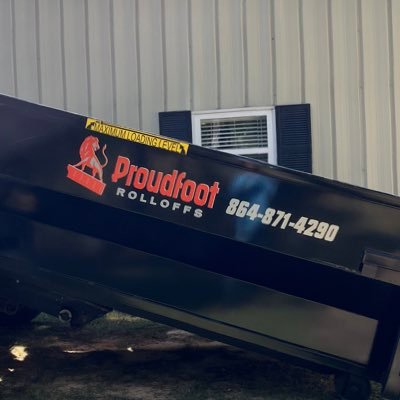 Proudfoot Rolloffs is Family Owned And Operated. We Offer Dumpster Rental in Up-State South Carolina.