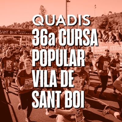 📱#cursasantboi 😋
👟10K - 5K - Curses Kids - Baby Race 
📆 5 de novembre 2022