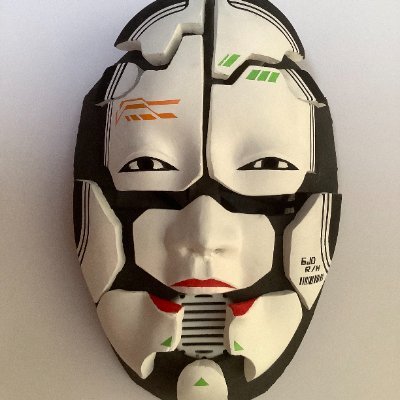kidousouhei's profile picture. 唐突にサイバーパンク風の能面を作りたいと思い立ち妙ちきりんな能面を作っては各種イベントに出没しているおっさんです遊んでください→創作スローペースです
＊面の販売･譲渡はしておりません
＊画像の無断転載禁止