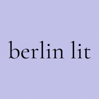 berlin lit(@berlinlit) 's Twitter Profile Photo