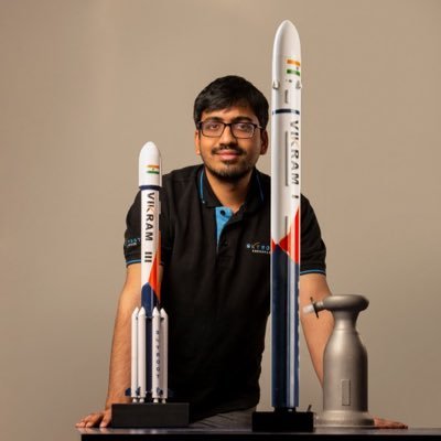 Co-Founder @SkyrootA that launched India’s first privately developed rocket to Space. Forbes30U30 Asia. @IITKgp. Obsessed with Rockets & Space 🚀✨