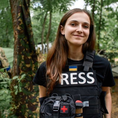 воєнна репортерка/інтерв‘юерка, українка, фантастична жінка