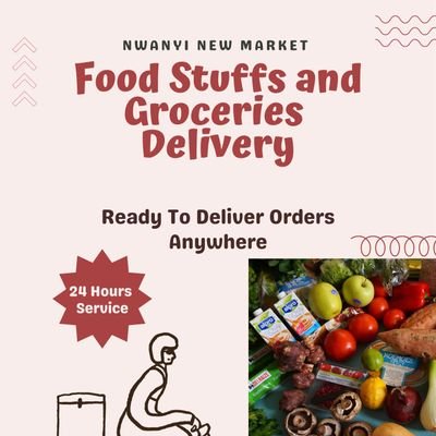 *Nwanyi New Martket food and groceries delivery services*
We are an errand and delivery company. We shop and deliver to at your door step.