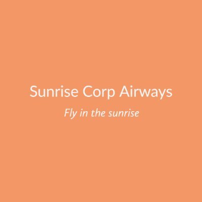 Welcome to Sunrise Corporation, a company founded on May 15th, 2020, with the motto 