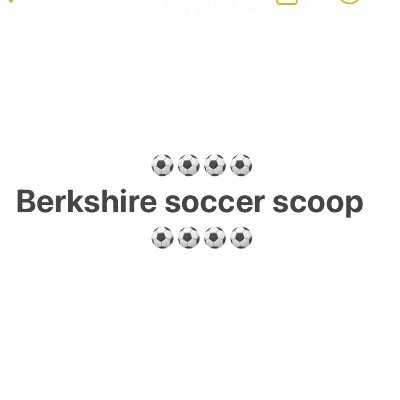 The latest news on what really happens in Berkshire’s local football ⚽️