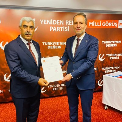 @rprefah Yeniden Refah Partisi Şanlıurfa İl Başkanı - Tanıtım ve Medya @ozdmrhmza