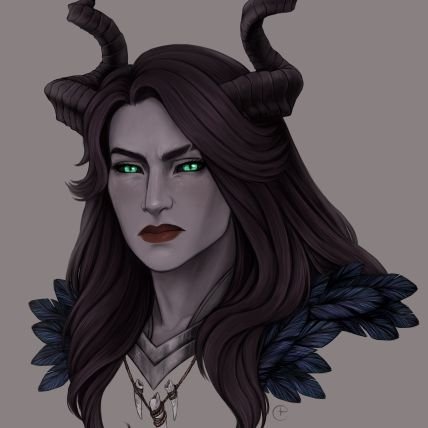 Ravana Duskstone | Tiefling Vampire | not a tav| oc by https://t.co/KK3RsKLt5w

pfp by @Porzio_Art