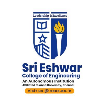 Sri Eshwar College of Engineering is approved by AICTE, New Delhi and affiliated to Anna University.