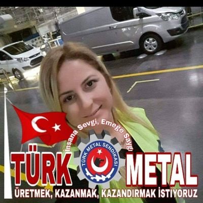 BernaAtab's profile picture. #TürkMetalSendikası Eğitim sekreteri#İyiki TürkMetallliyiz
#Ne Mutlu Türk'üm diyene
#Herşey Vatan için