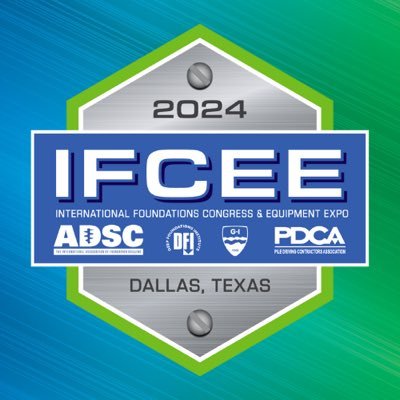 ADSC, DFI, G-I, & PDCA have joined forces again for the International Foundations Conference & Equipment Expo, May 7-10, 2024 @ the Hyatt Regency in Dallas, TX