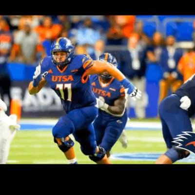 Father to two beautiful children UTSA FB RT #77 Juco All American