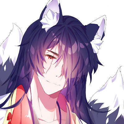 *Low-tier male kitsune shrine god*
twitch streamer, gamer, professional Fox
art Model by @Beru_Izumi 
cherished artists include @renkuro13, @Noto_2D and @mjay3