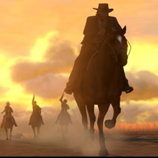 Red Dead Redemption Video Game, created by Rock Star games. Who wants to see their insides? Hands Up! - My RDR Character:).