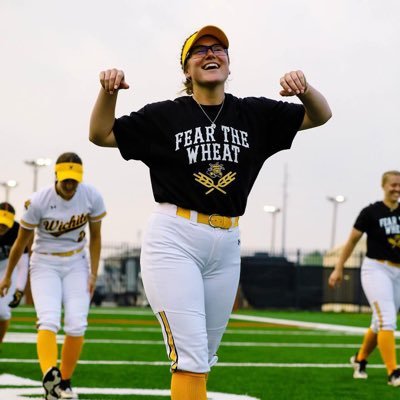 Wichita State softball #21💛🖤 #godsgotme