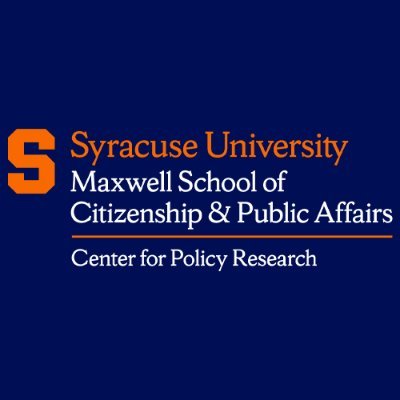 The official feed for the Center for Policy Research (CPR) at @MaxwellSU of @SyracuseU. We conduct a range of interdisciplinary research on public policy. 🍊