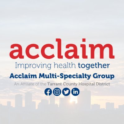 Improving the health of the Tarrant County community in partnership with JPS Health Network. #AcclaimDocs