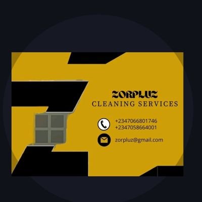 +2347066801746
*Zorpluz Cleaning Services
*We offer affordable wide range of professional cleaning services for spaces 
OUR SERVICES
All kinds of cleaning