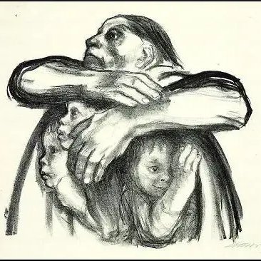 Human female.

Seed Crops should not be Milled. Kaethe Kollwitz 1941