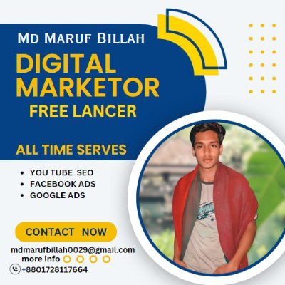 Freelancer
I Am A Digital Marketor