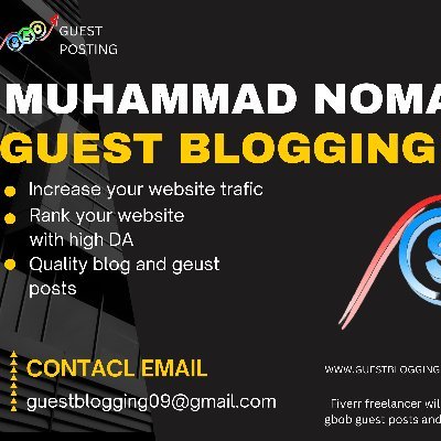 I AM PROVIDE GUEST POSTING 
FOR I AM RANK YOUR WEBSITE  WITH HIGH DA
INCREASE YOUR WEBSITE TRAFIC