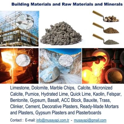 Raw materials and minerals