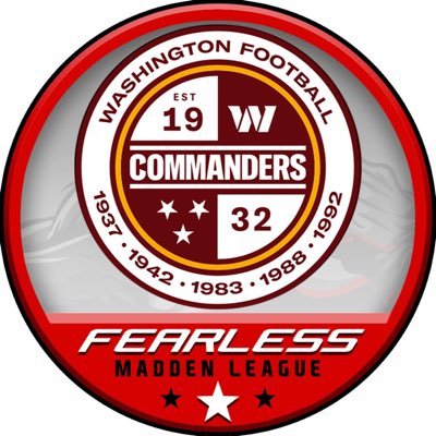 Official Twitter account for the Washington Commanders of Fearless Madden League. Not affiliated with the real Washington Commanders. @fearlesslg @fmlnetwork