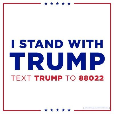 student #MAGA #KAG #VOTECONSERVATIVE #Trump2024 text Trump to 88022 #AmericaFirst #TruckersForFreedom #Donalds4VP