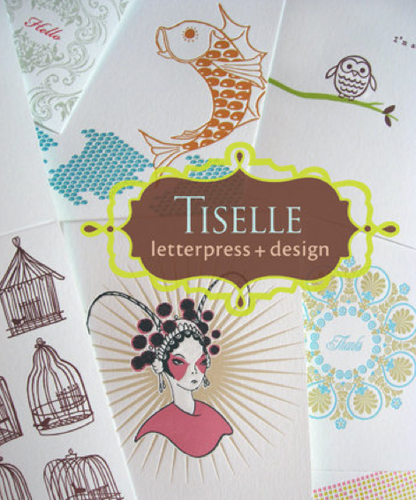 TISELLE is a letterpress and design studio. We specialize in custom and retail letterpress goods.