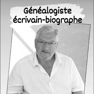 De ma passion pour la généalogie et l'histoire humaine a germé un profond intérêt pour la biographie.