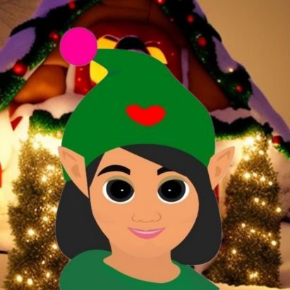 The only elf with a pink fluffy ball on the end of my hat. I have an obsession with something fluffy & furry. NO Dms..dat will reveal my true identity as a spy.