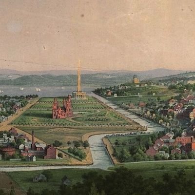 You can still see the locks from when Constitution Avenue NW was a canal from 1815 to 1871. Bring it back! Replace one road with pleasant watercraft and parks!