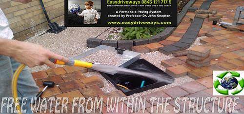 rainwater recycling driveways,you will never see a puddle and it help recycle 10 thousand ltrs of water every 10 mtrs you install http://t.co/XFOna1ia18