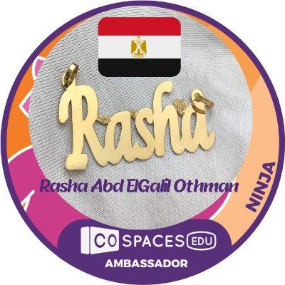 مدرب TOT من الأكاديمية المهنية للمعلمين
الفائز بالمركز الأول Arab Code Week
Cospaces Edu ambassador 
MIEEXPERT 2022-2023 
Wakelet Ambassador 
T4Educ ambassador