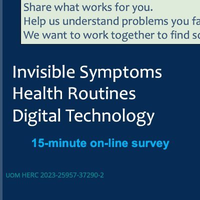 Invisible Symptoms | Health Routines | DIGITAL TECHNOLOGY
#MultipleSclerosis #DigitalHealth 🇦🇺
https://t.co/ebZYrNpOiW