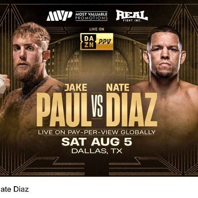 Jake Paul vs Nate Diaz Live