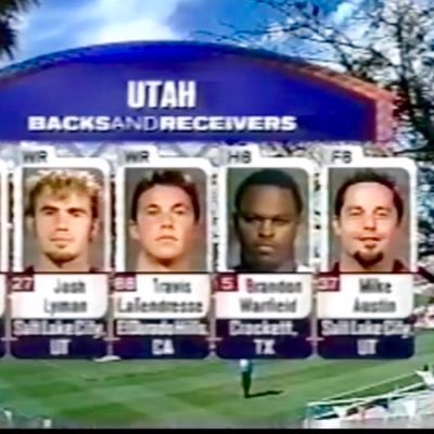 U of U. Once a walk-on at Utah Football. Caught Alex Smith's first completed pass at Utah. Recent Whiskey convert.  #GoUtes #Jazz #mariners