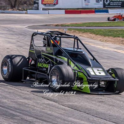 Driver of the #16 Little Racing Sprint Car