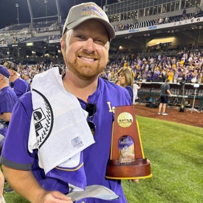 Former LSU Baseball Athletic Trainer. Former Wildcat, Golden Eagle, and Bulldog. Blessed to be able to be a small part in the kingdom of God daily