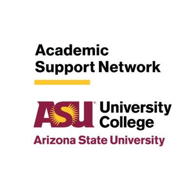 Official account of Academic Support Network (ASN). We provide free academic support to help students succeed at ASU.