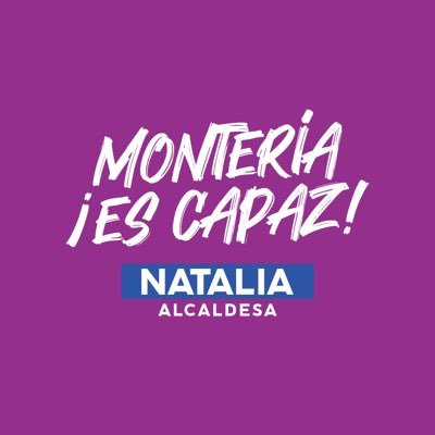 Cuenta de apoyo a Natalia López Fuentes, candidata a la Alcaldía de Montería.  #MonteríaEsCapaz de elegir un camino diferente. 💜