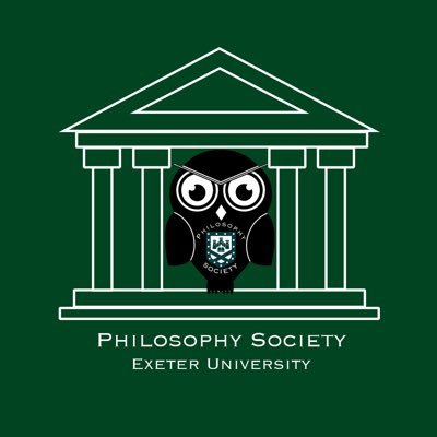 Official University of Exeter Philosophy society. Follow us on Twitter, Facebook, and Instagram (@exeterphilsoc) for updates on talks, socials and society news!