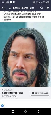 The one and only official page of Keanu reeves...
(I HAD TO GET CLOSER To MY FANS❤️❤️🏆