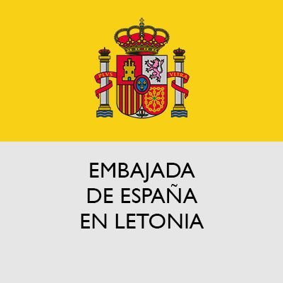 Cuenta oficial de la Embajada de España en Riga. Spānijas Vēstniecības Rīgā oficiālais konts.