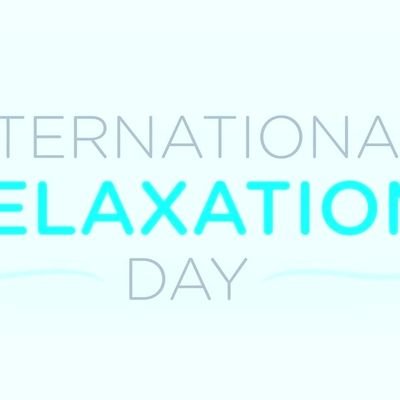 #InternationalRelaxationDay is held on the 15th August. A day to relax or learn new relaxation techniques. More info on website maintained by @natwellservice