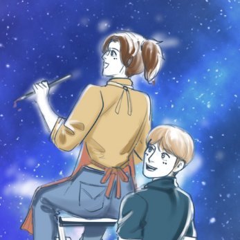 A SFW zine for the ship mobuhan (Moblit Berner and Hanji Zoe) from AOT |  https://t.co/T63kkVDBmw | Status: CREATION PERIOD